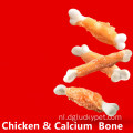 Gebakken kippenmelk smaak calcium bot gog snacks.